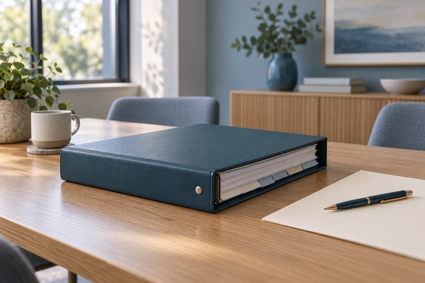 Organized training binder and records ready for review